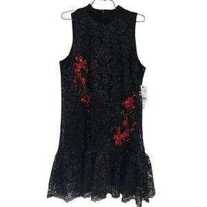 nicole miller embroidered lace dress Nicole Miller main image 1